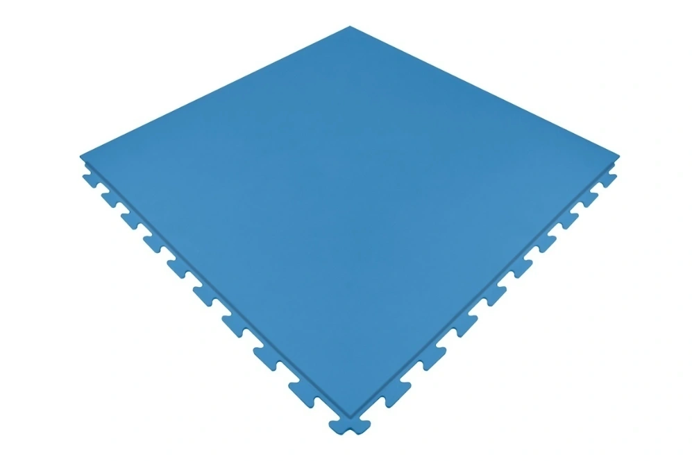 PVC vloer blauw