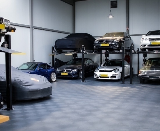 Vloer voor de garage