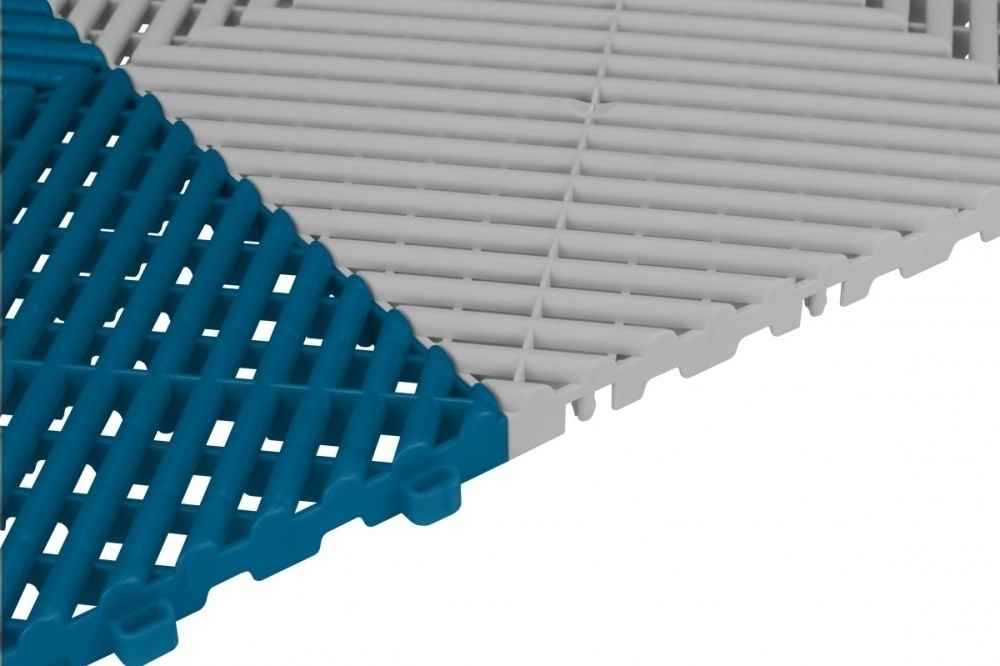 Zwembadtegels Ribdeck blauw