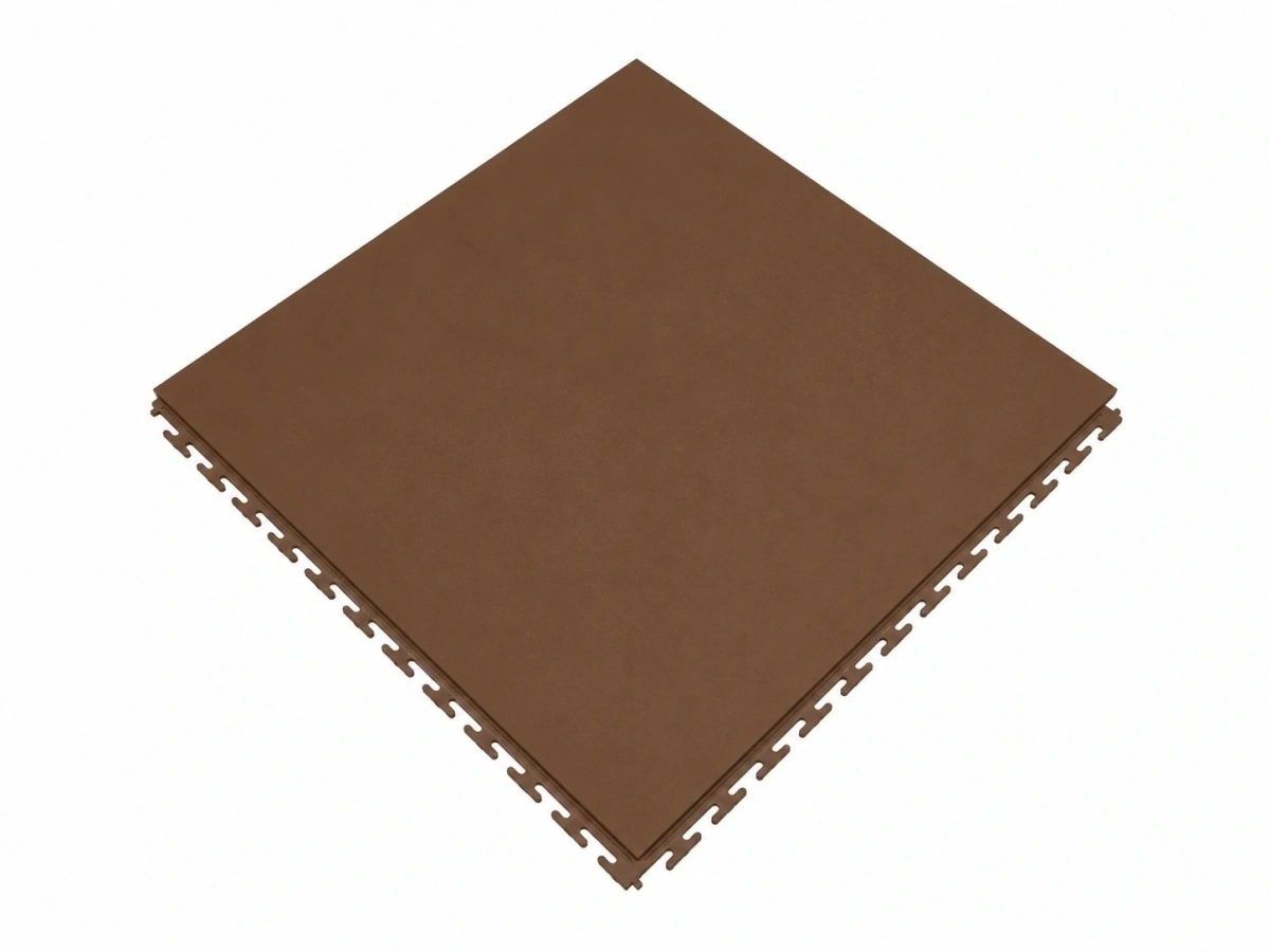 PVC Kliktegel Waterdicht Bruin