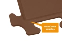 PVC Kliktegel Waterdicht Bruin