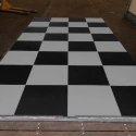 PVC Evenementenvloer Tegel Antraciet