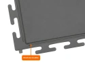 PVC Kliktegel Waterdicht Antraciet