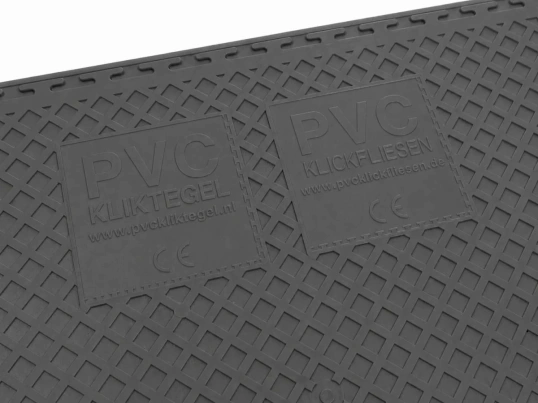 pvc kliktegel waterdicht antraciet