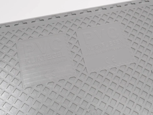 pvc kliktegel waterdicht grijs
