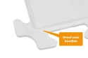 PVC Kliktegel Waterdicht Wit
