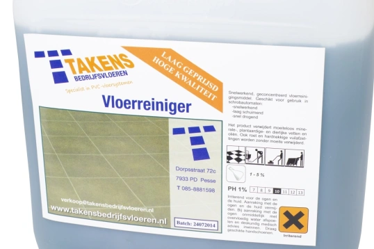 Takens PVC Vloerreiniger 5 Liter