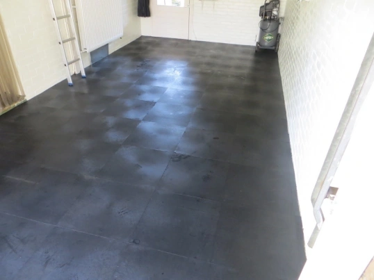 PVC Garage Vloertegel Zwart